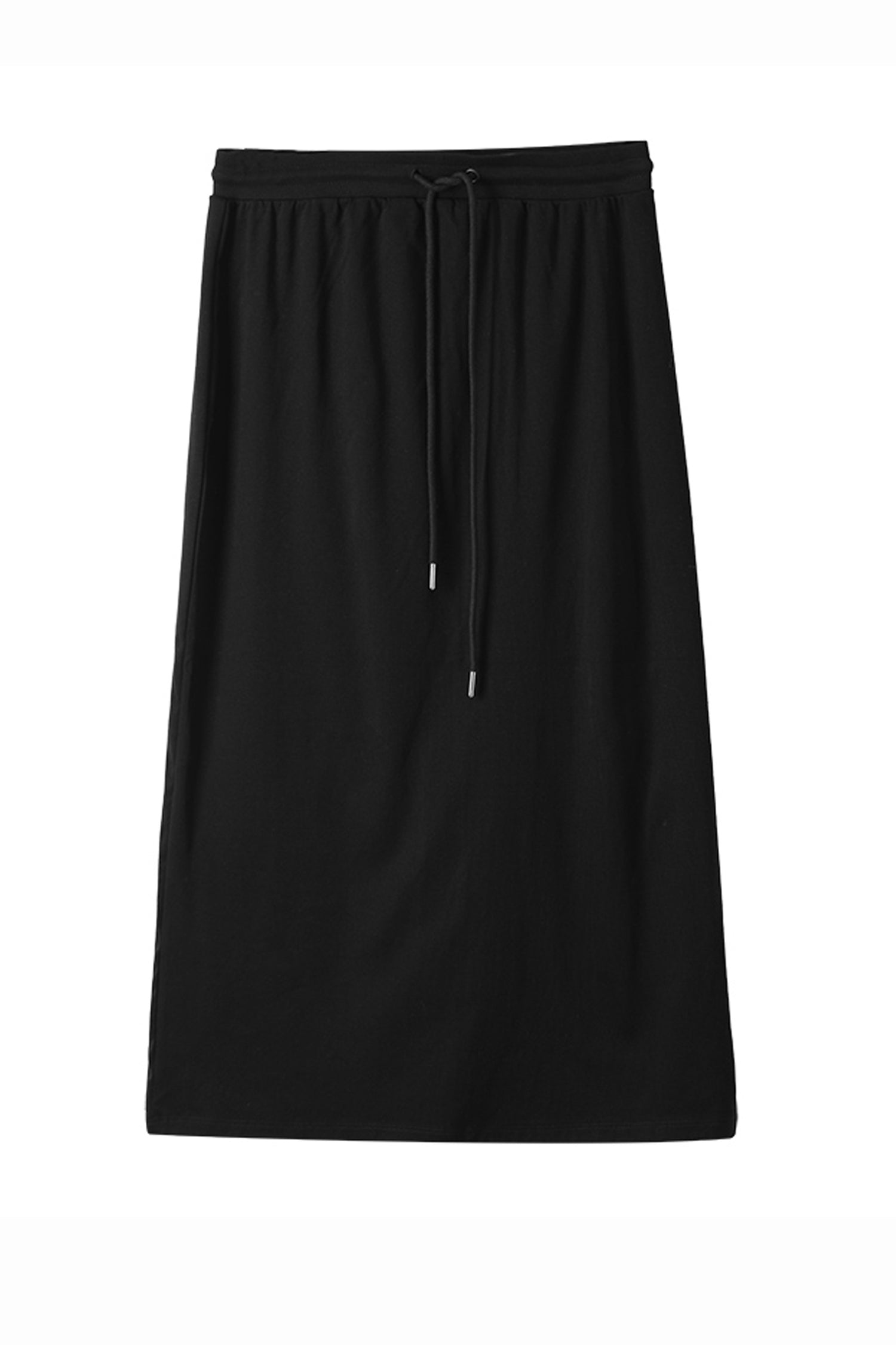 Antonia Stretch Waist Cotton Midi Skirt