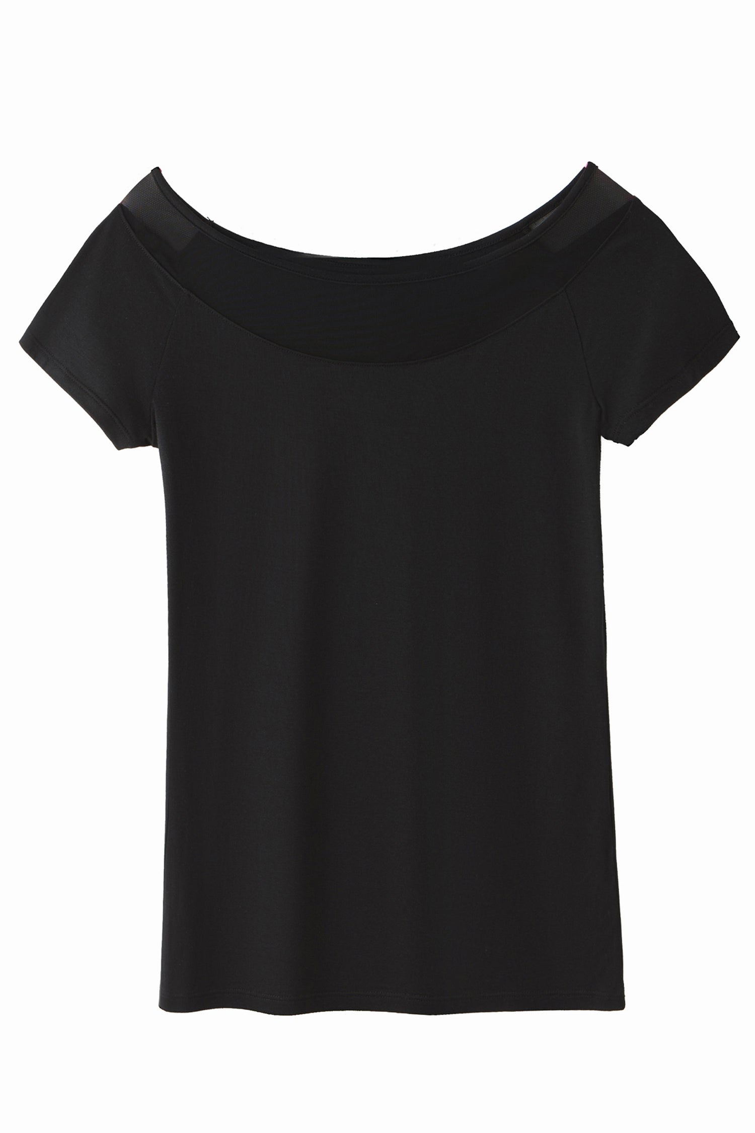 SKYEBeatrixmeshscoopneckt-shirtBlack4