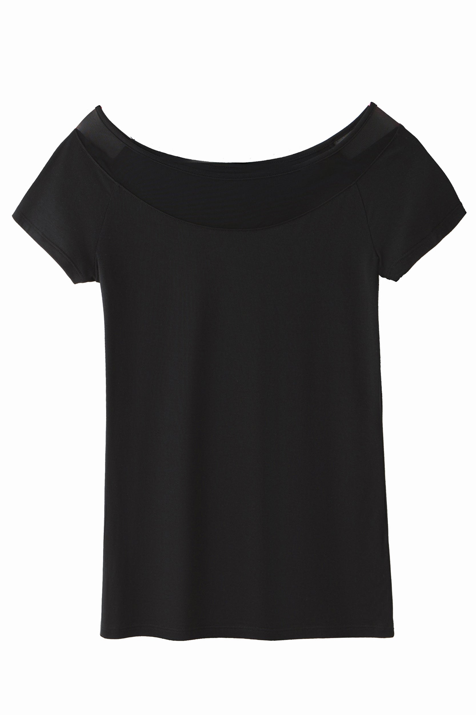 SKYEBeatrixmeshscoopneckt-shirtBlack4