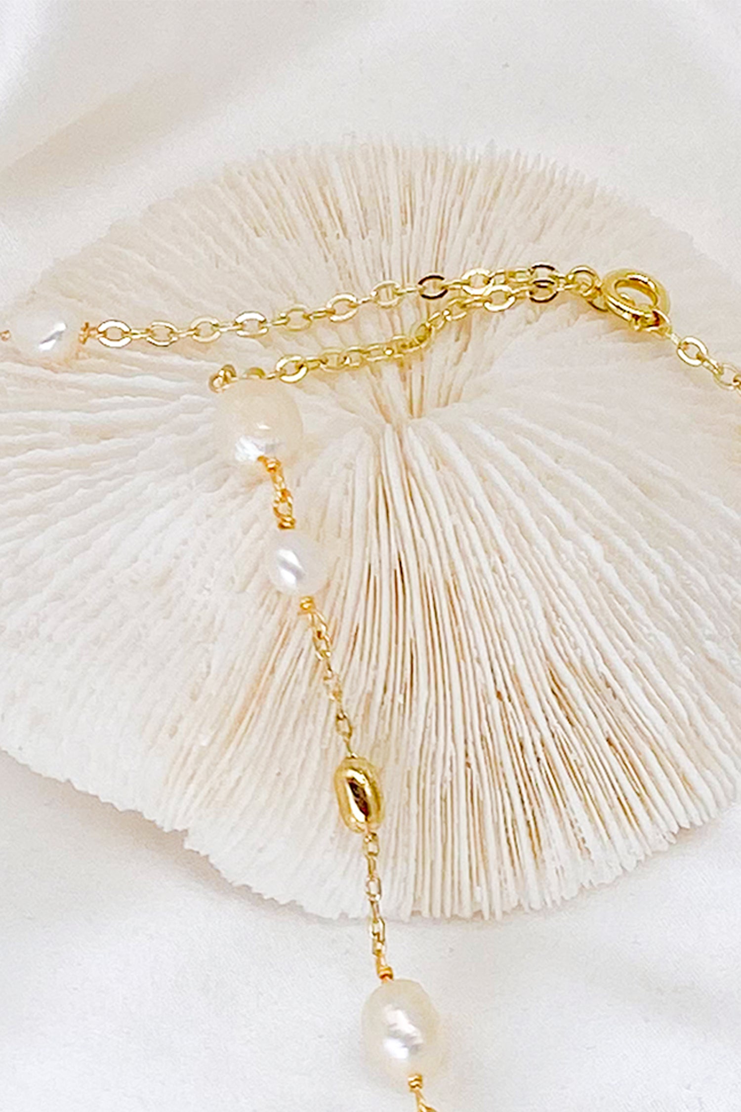 Calista 18K Gold-Filled Nuggets Freshwater Pearl Y-Necklace