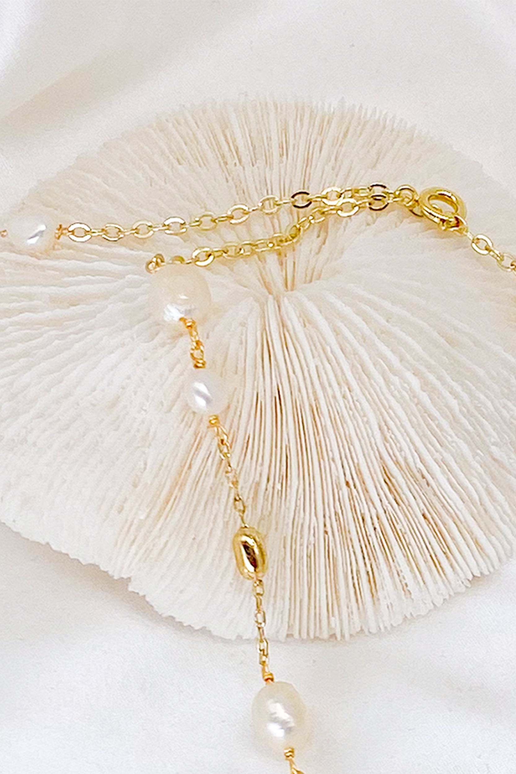 Calista 18K Gold-Filled Nuggets Freshwater Pearl Y-Necklace
