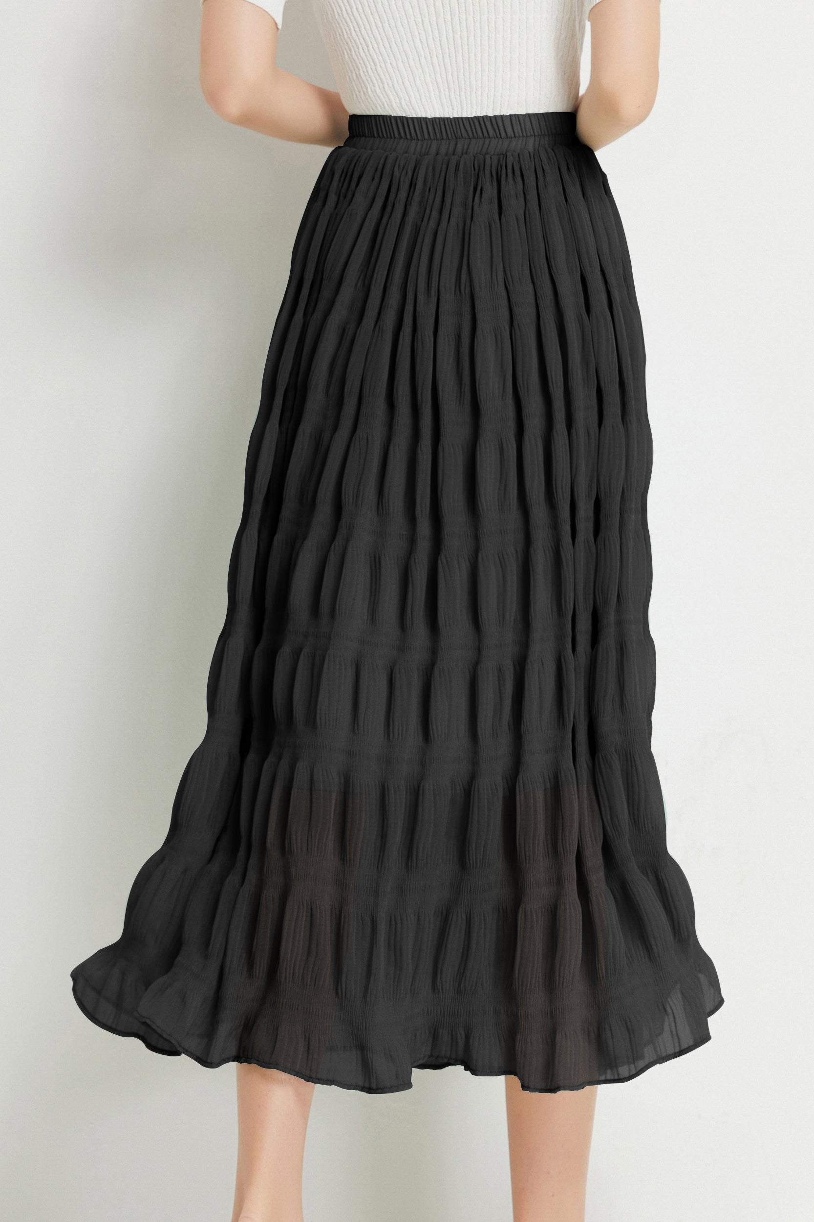 SKYEGracieA-lineMidiSkirtBlack3