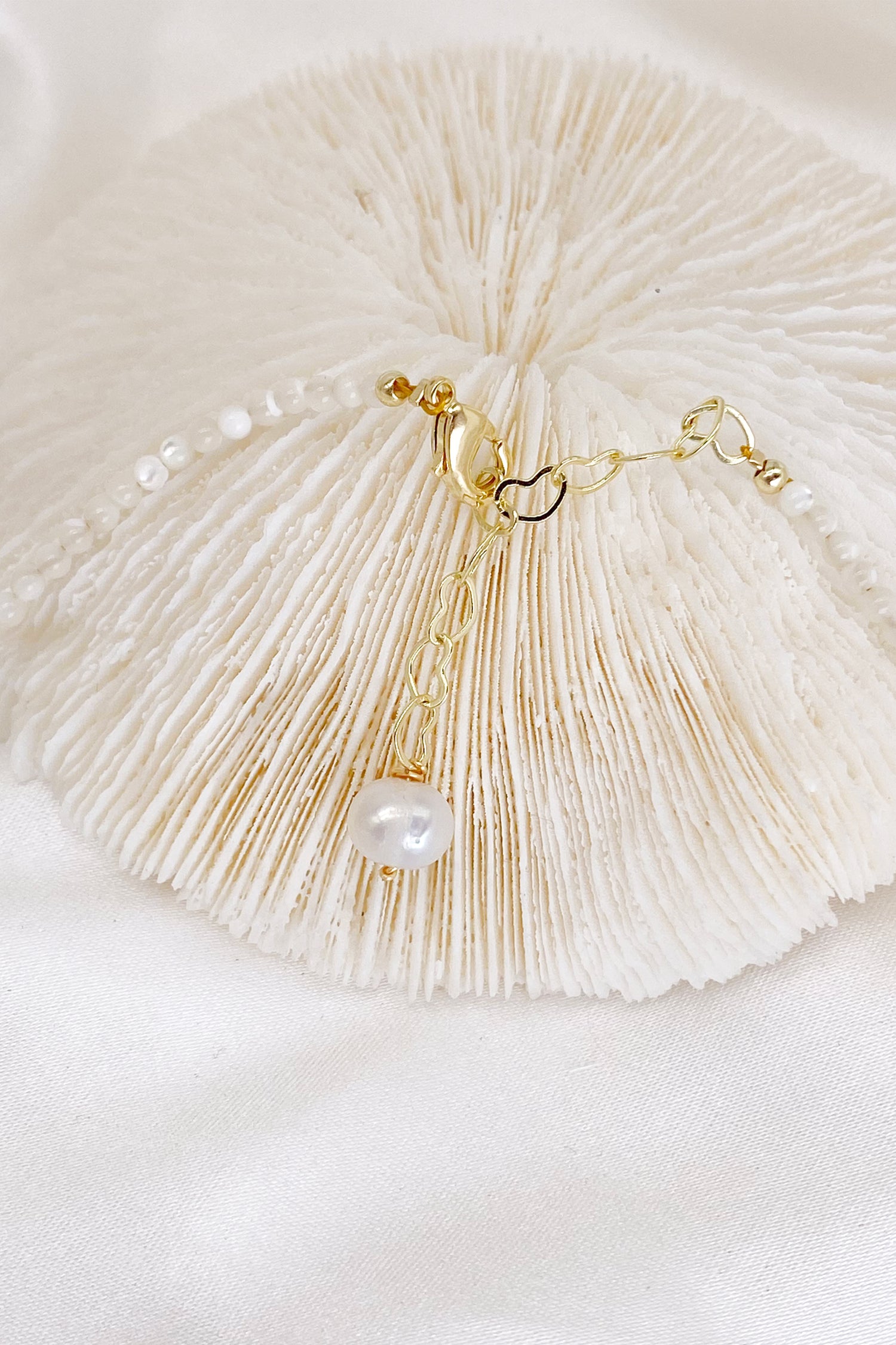Janelle Butterfly Pearl Drop Necklace