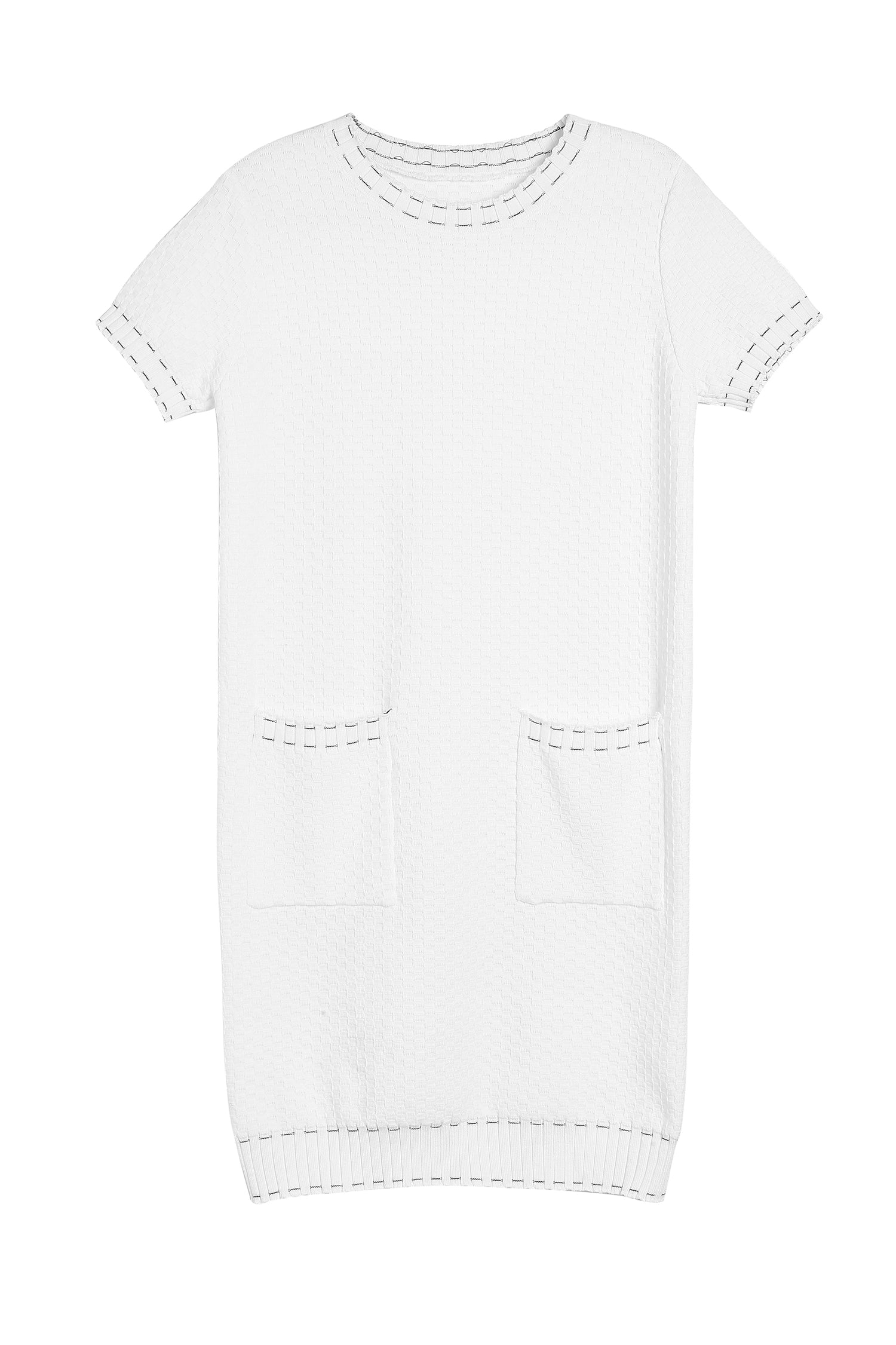 Josie Contrast Trim Stretch Knit Dress