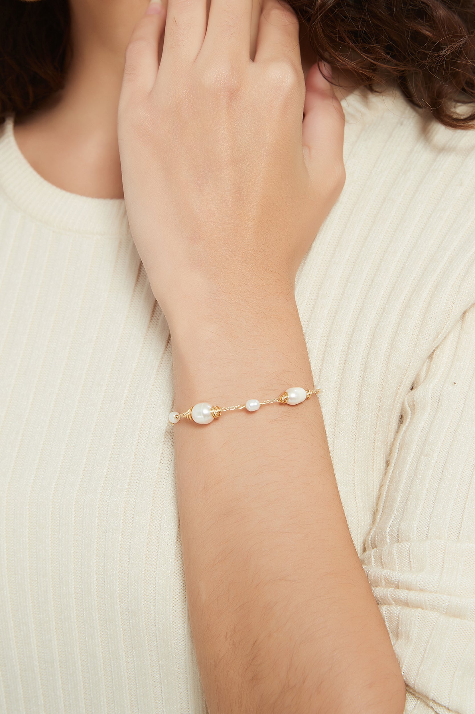 Melisa 18K Gold-Filled Freshwater Pearl Bracelet