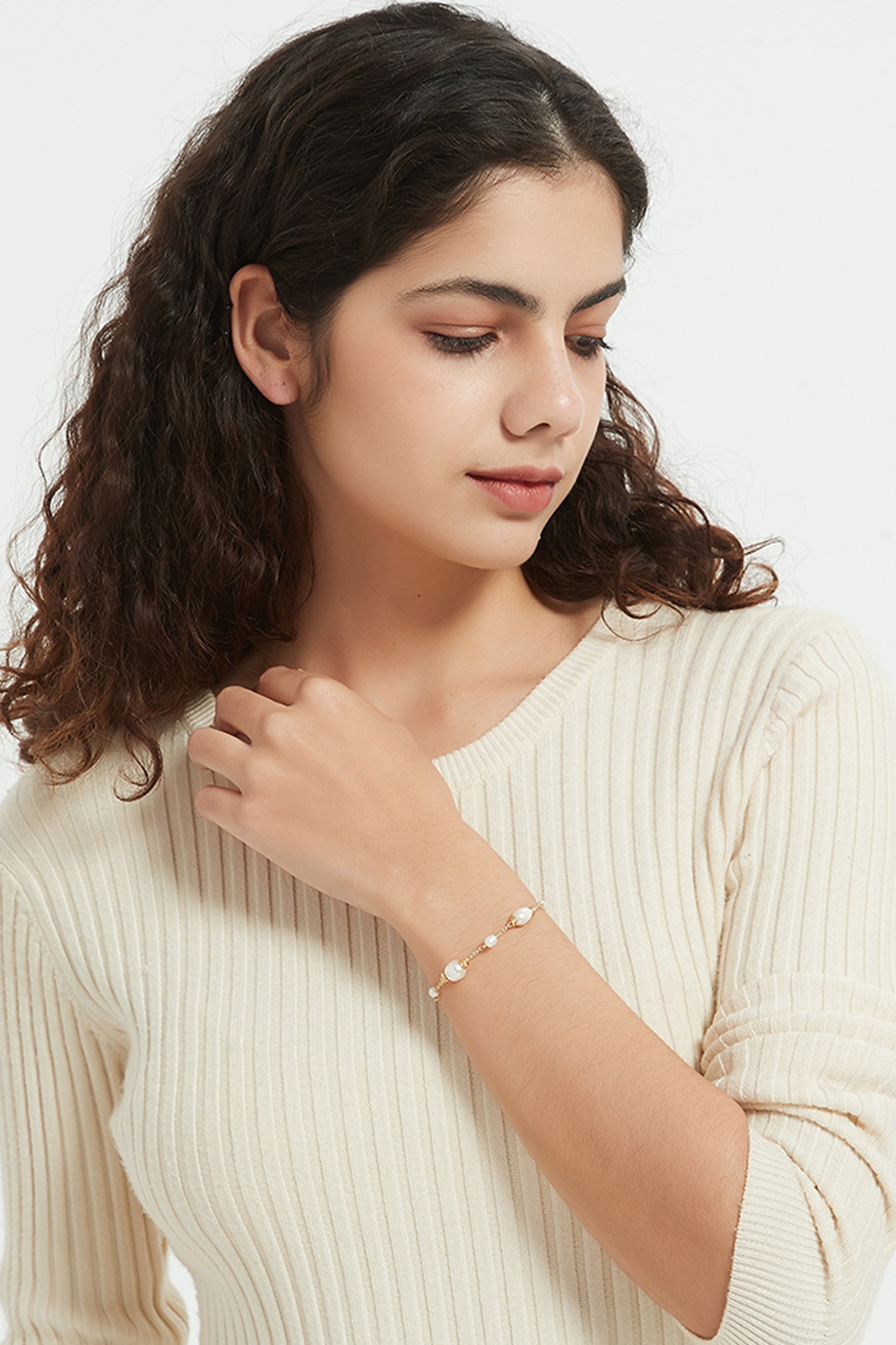 Melisa 18K Gold-Filled Freshwater Pearl Bracelet