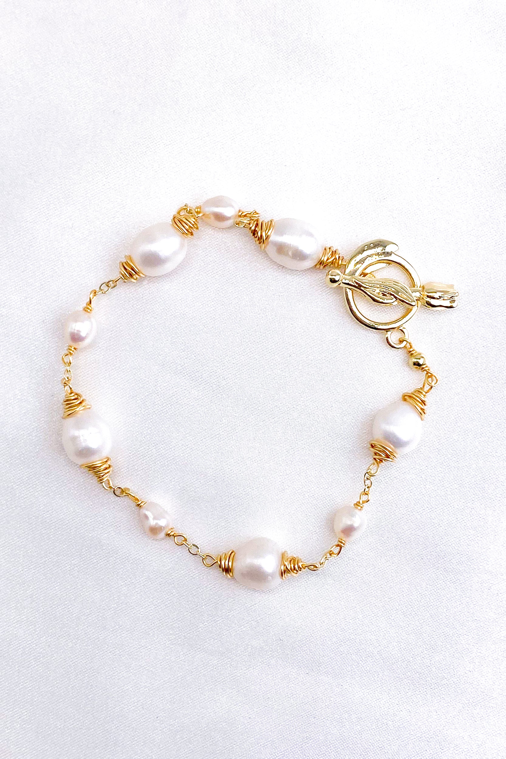 Melisa 18K Gold-Filled Freshwater Pearl Bracelet