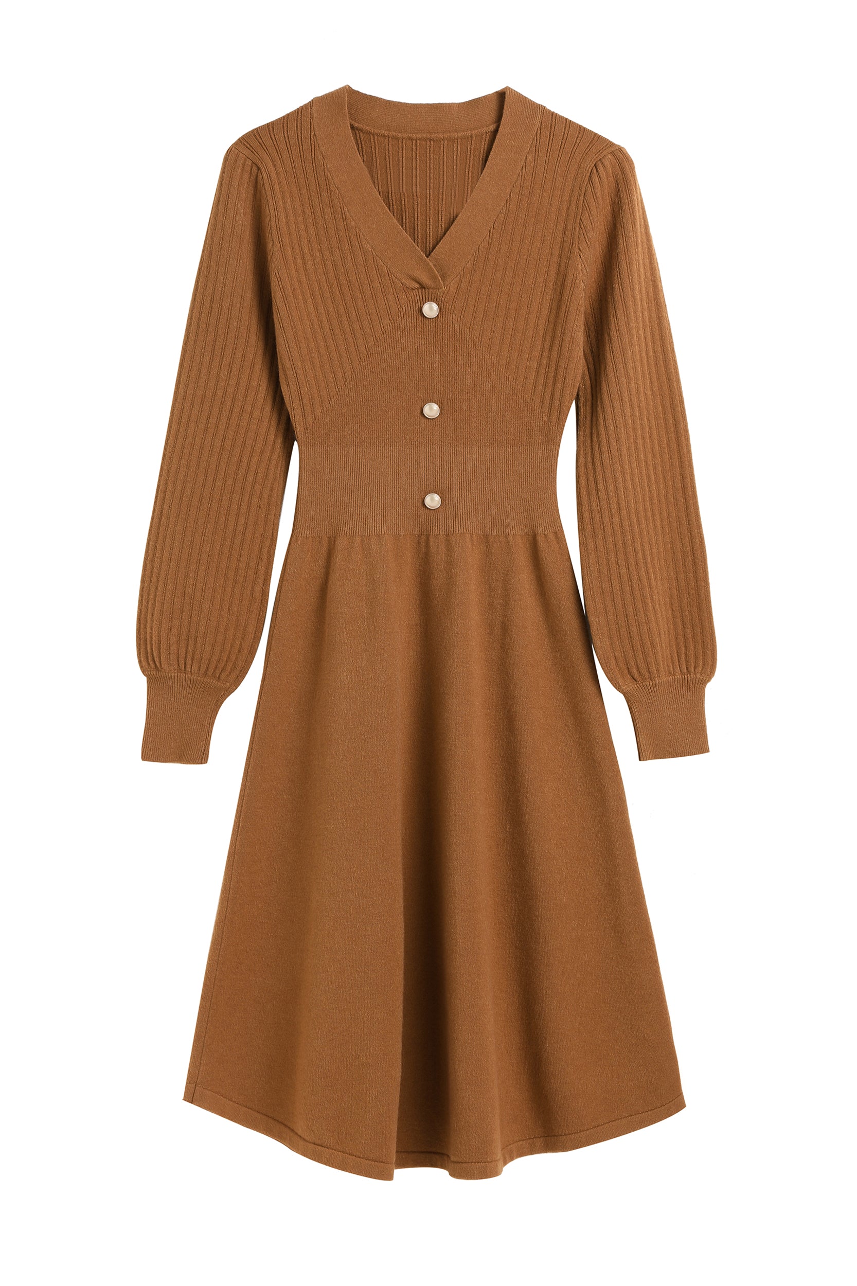 SKYENicolaV-neckPuffSleeveStretchKnitMidiDress_0015s_0003_HAO18919