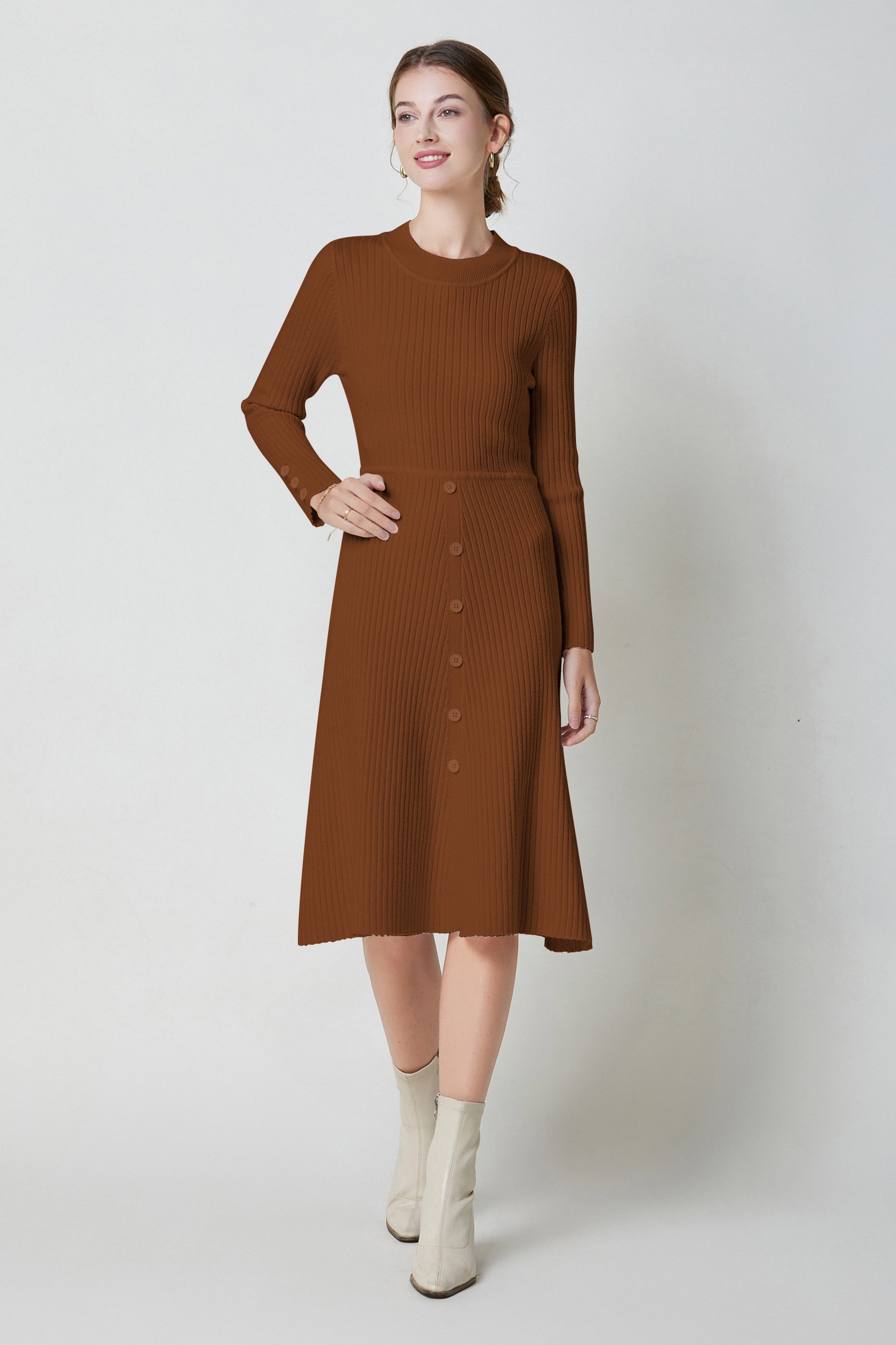 SKYEPollyCrewNeckRibbedStretchKnitSweaterDress_0013s_0021_Brown