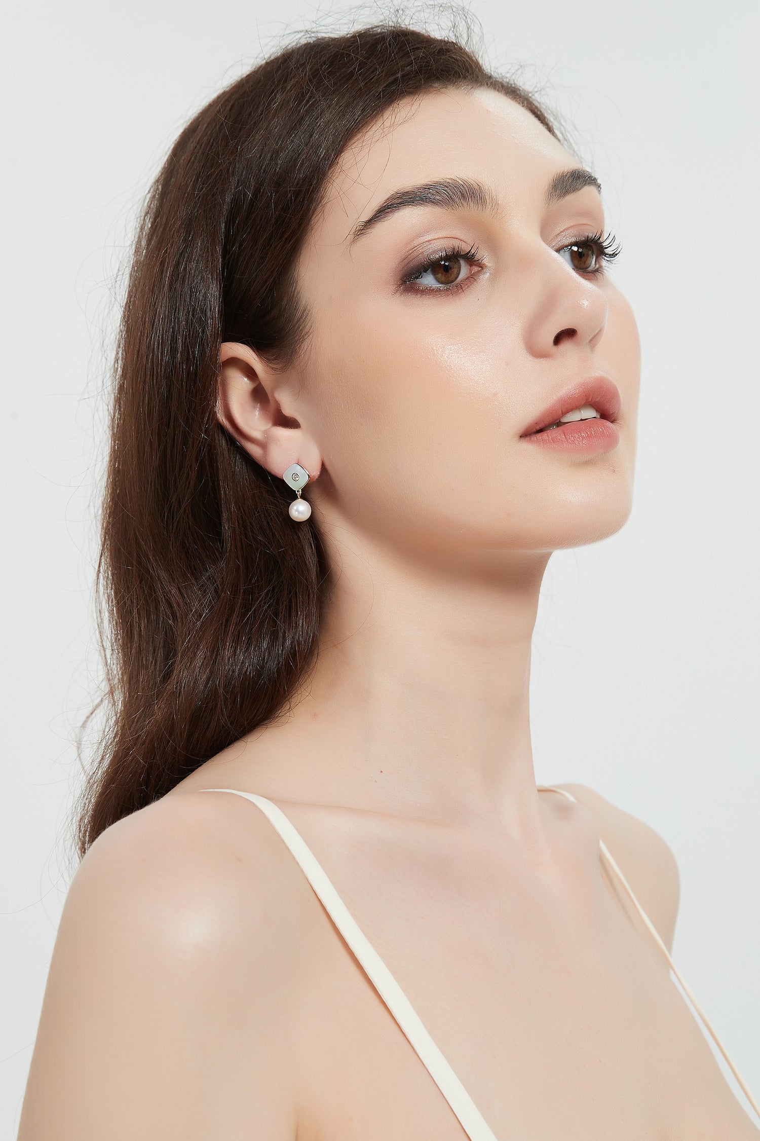 Talia Mother-of-Pearl 18K Gold Earrings