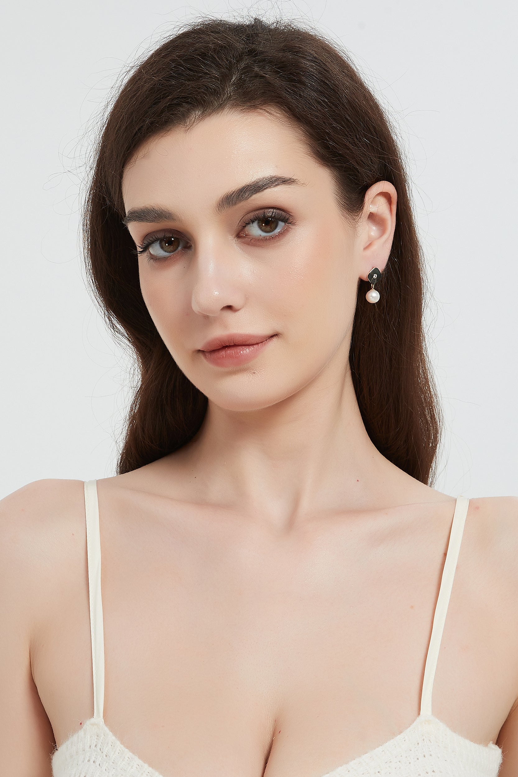 Talia Mother-of-Pearl 18K Gold Earrings