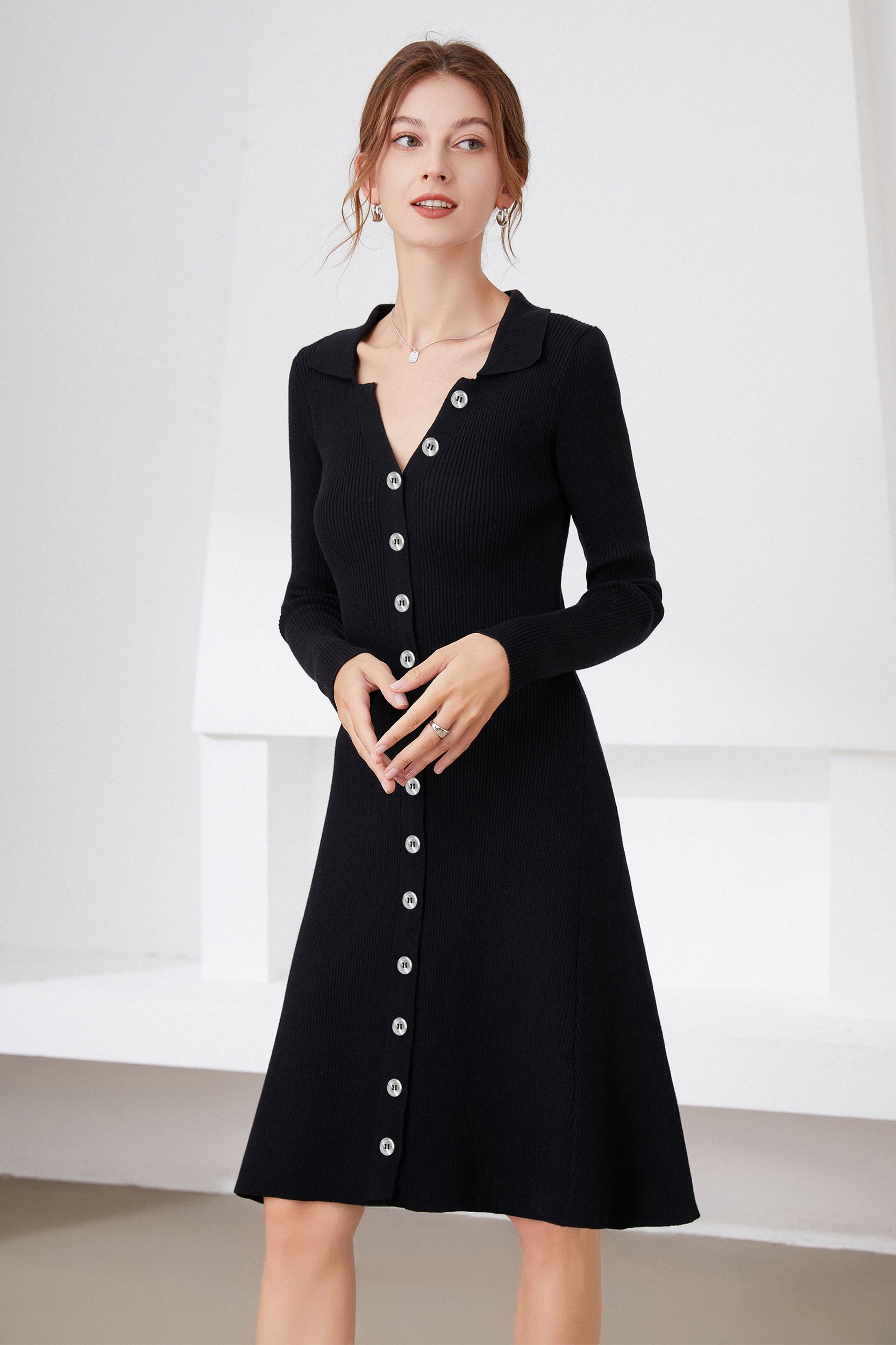 SKYEVanessaV-neckButtonFrontStretchKnitSweaterDress_0000s_0004__416466