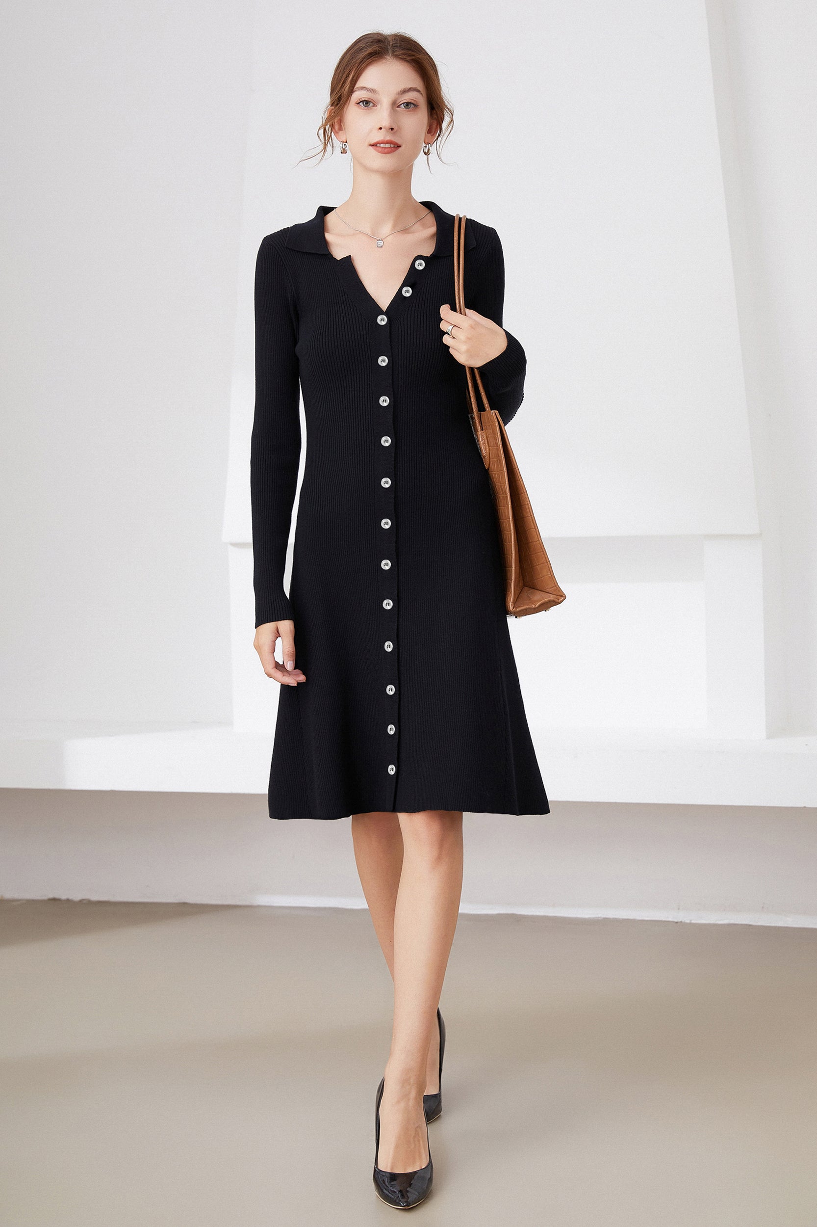 SKYEVanessaV-neckButtonFrontStretchKnitSweaterDress_0000s_0008__416442