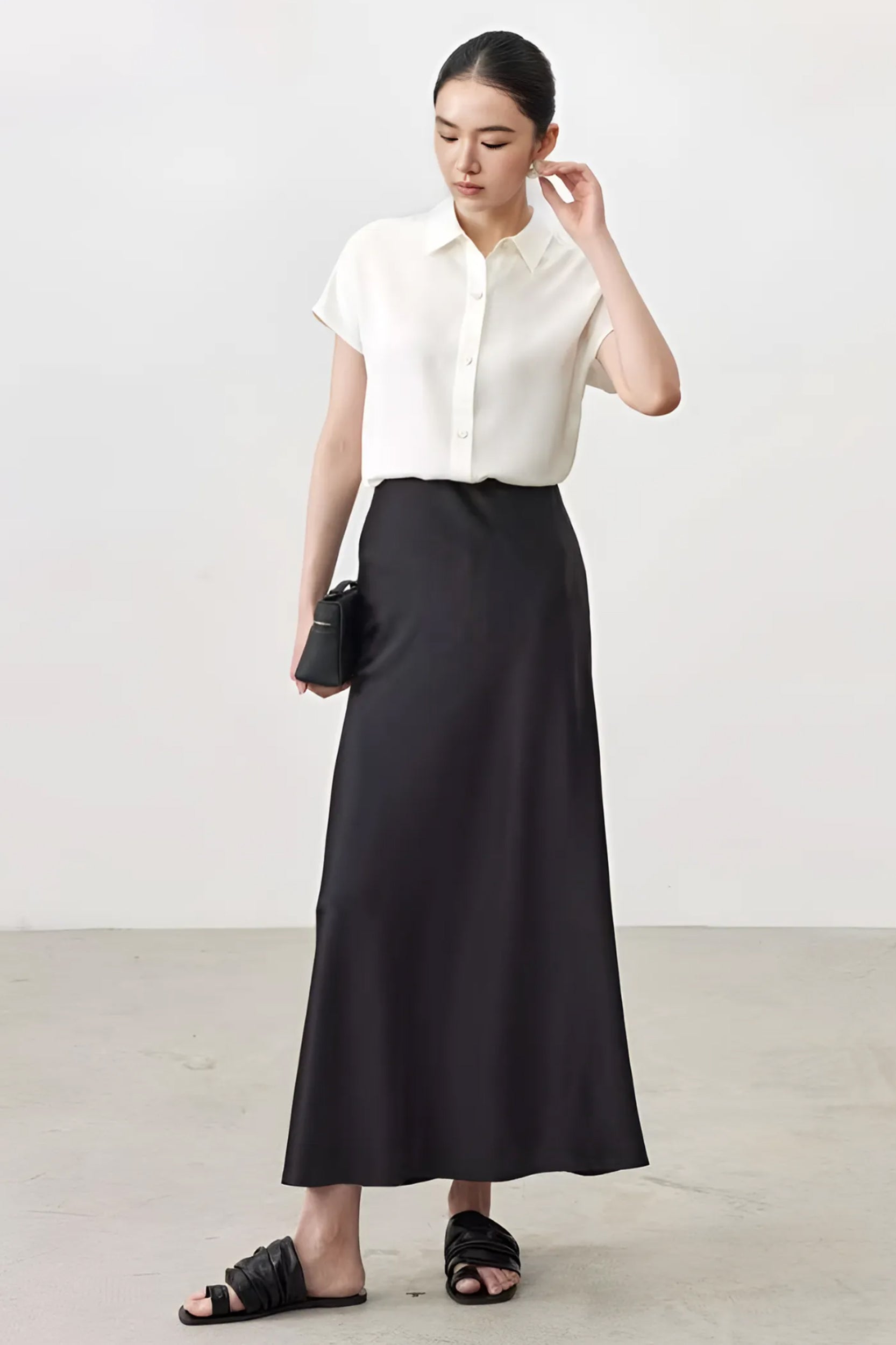 SKYEYaraSilkStretchWaistMidiSkirt_4