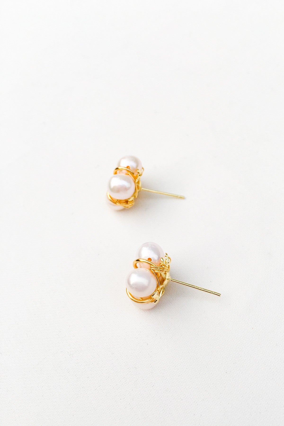 SKYE San Francisco SF shop ethical sustainable modern minimalist chic luxury women jewelry Taia 18K Gold Freshwater Pearl Earrings 2