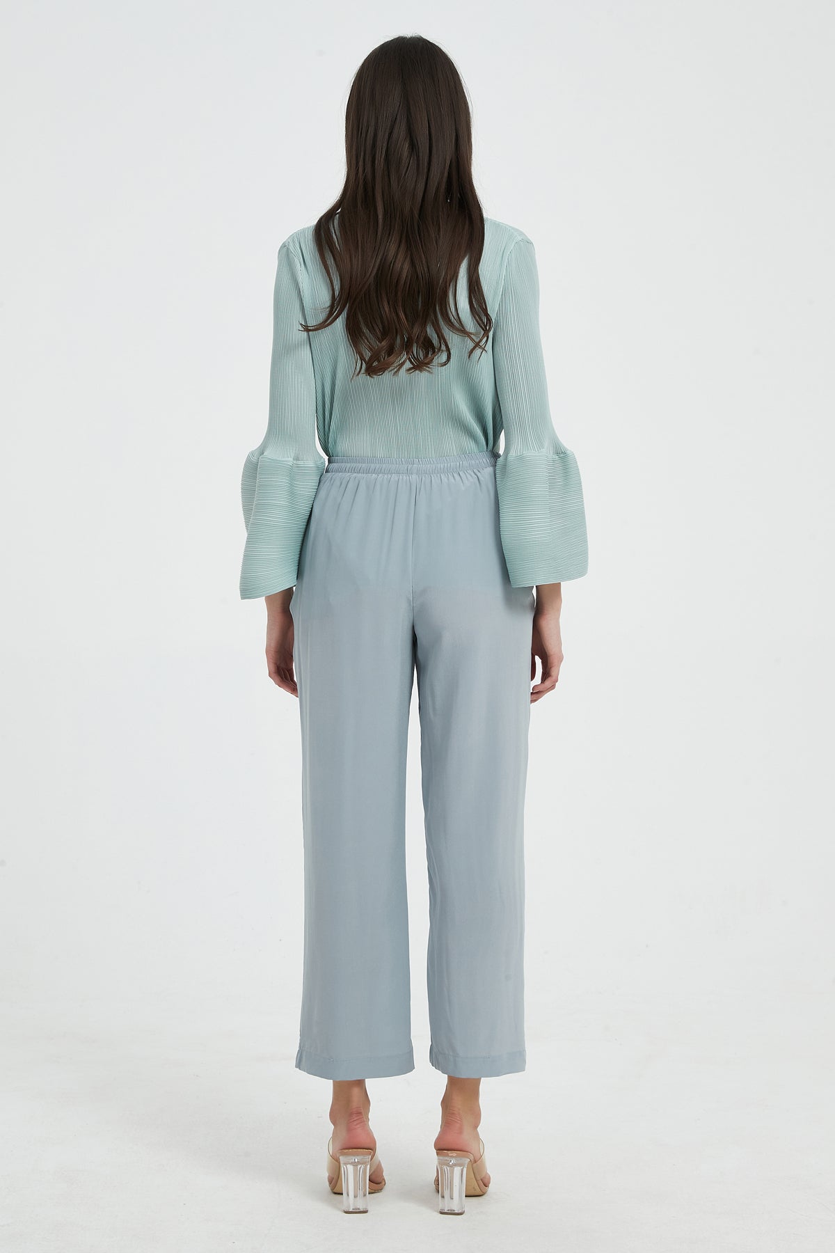 SKYE 3fourth sleeve top Light green