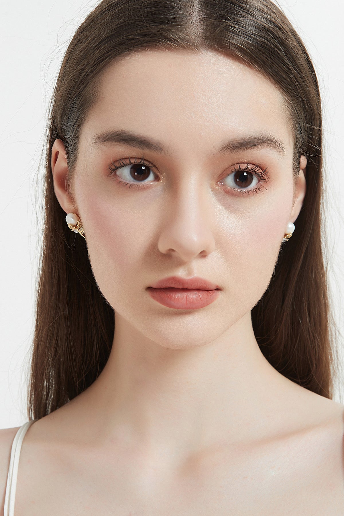 SKYE Abella Cubic Zirconia Pearl Tulip Earrings 4