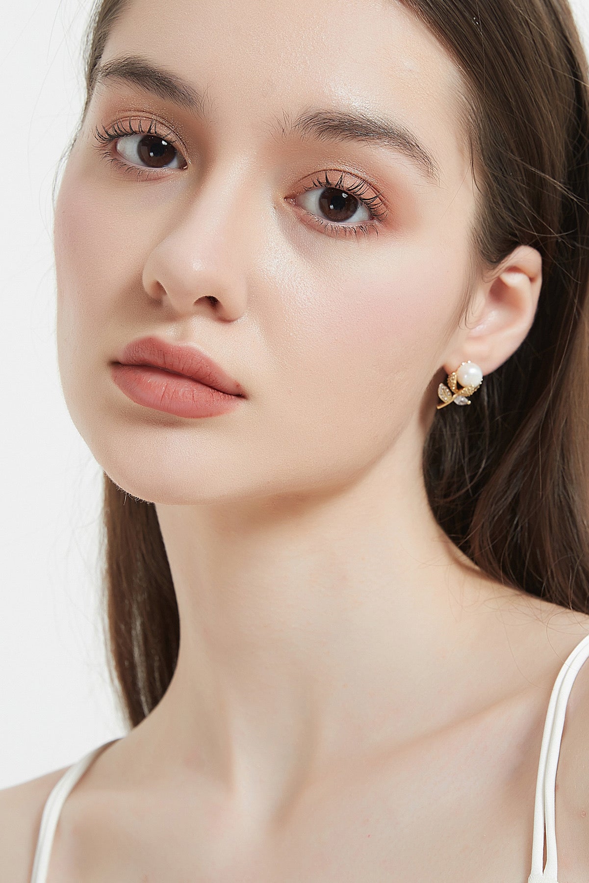 SKYE Abella Cubic Zirconia Pearl Tulip Earrings 5