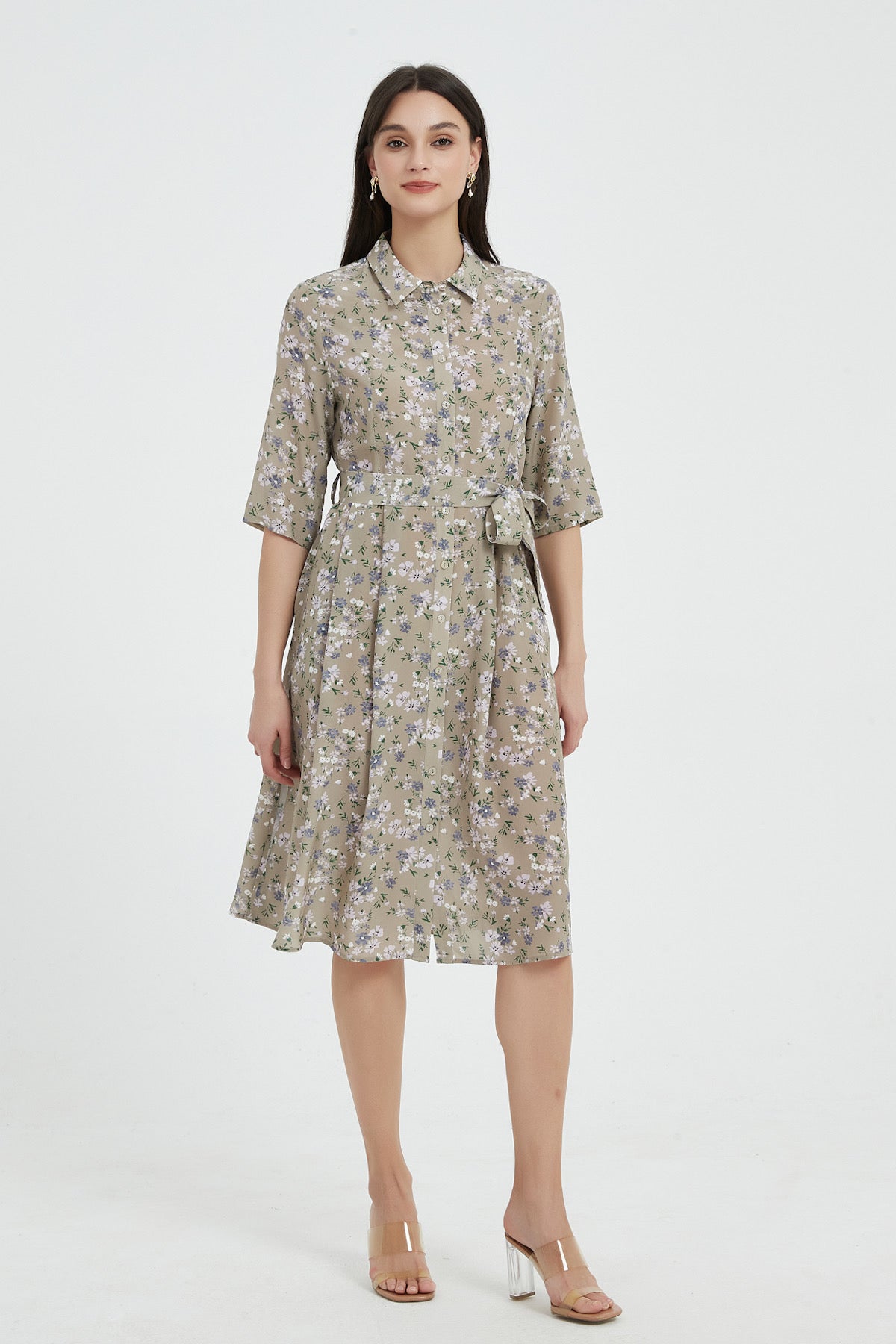 SKYE Aerin Floral Silk dress 3