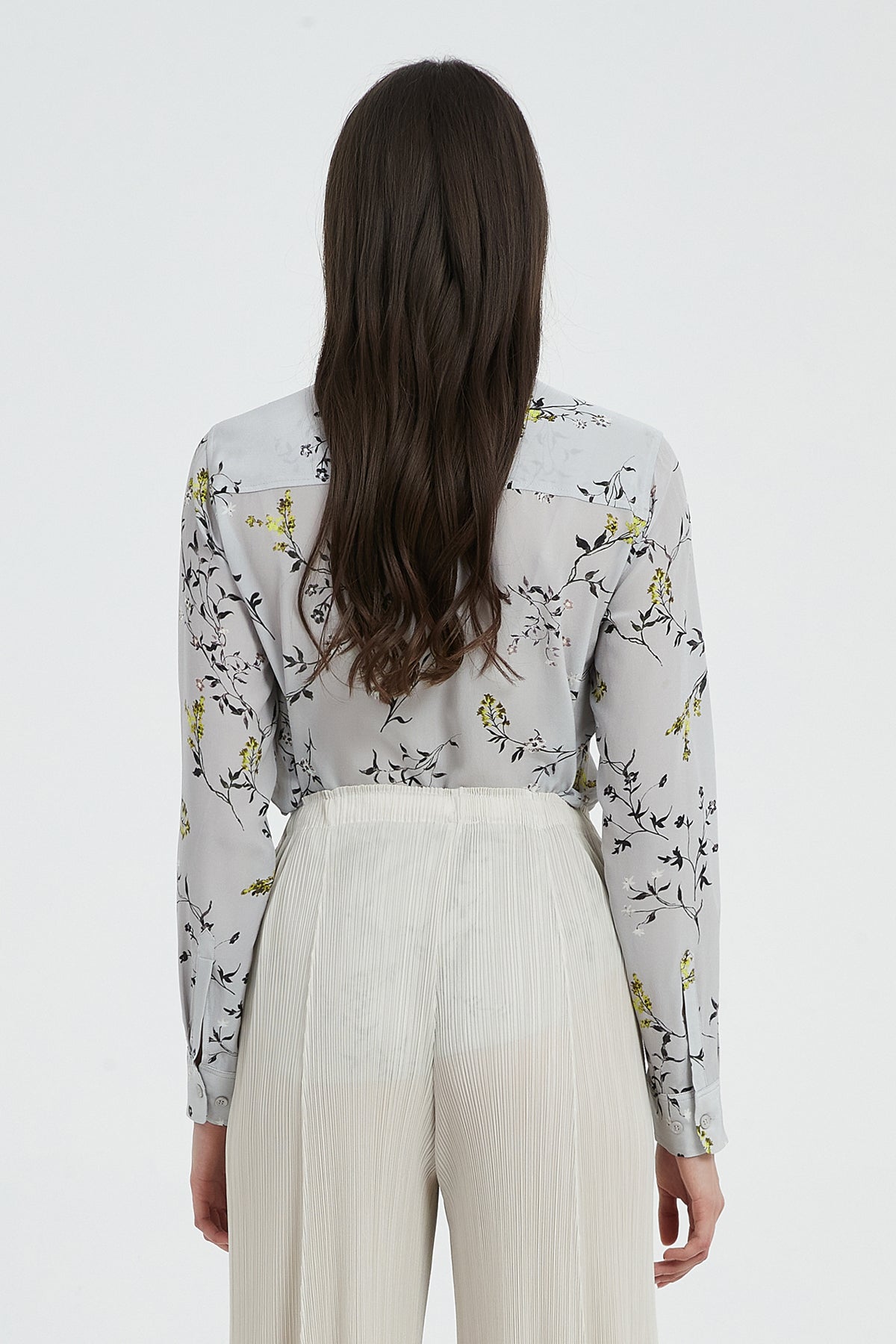 SKYE Evangeline Floral Washable Silk Shirt9