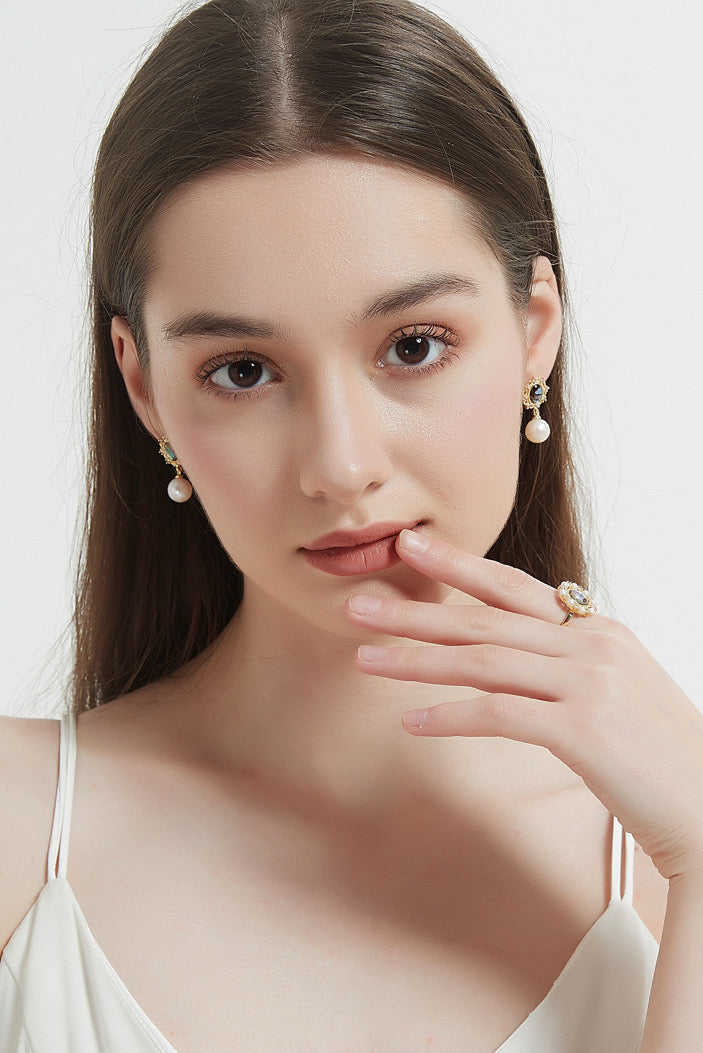 SKYE Evelyn Abalone Pearl Drop Earrings 3