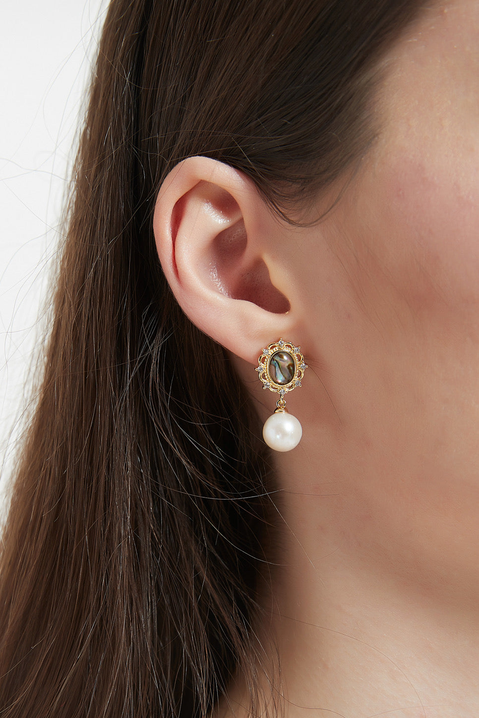 SKYE Evelyn Abalone Pearl Drop Earrings 7