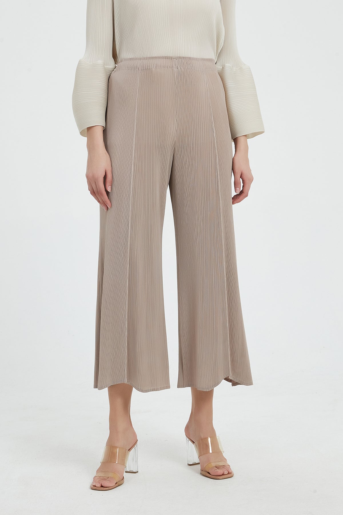 SKYE Faye Washable Silk Pants Taupe3 1