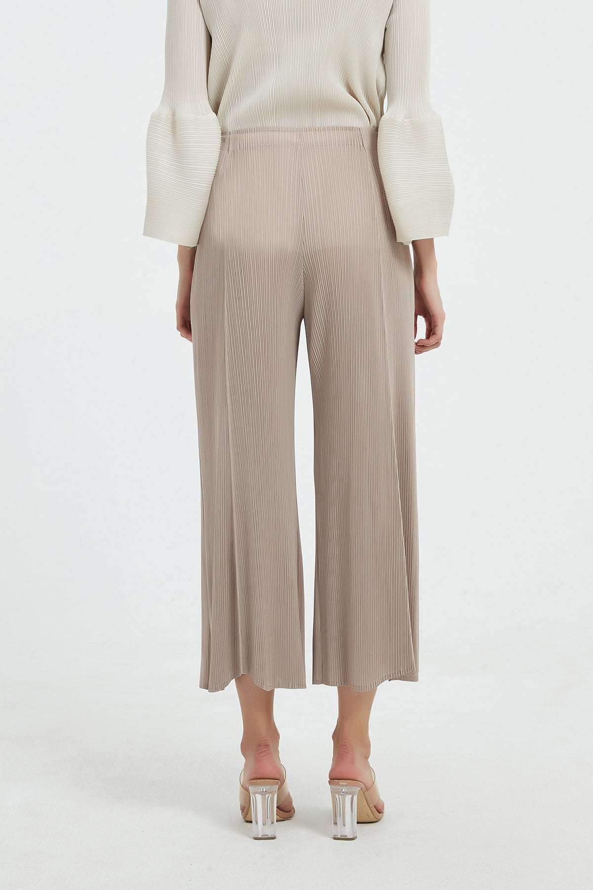 SKYE Faye Washable Silk Pants Taupe4