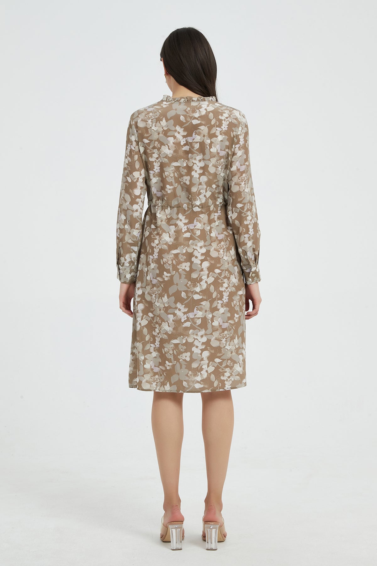SKYE Liliana Tie Waist Washable Silk Dress7