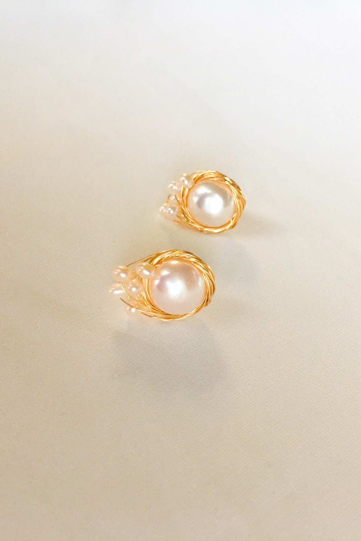 SKYE San Francisco SF California shop ethical sustainable modern chic designer women jewelry Austine 18K Gold Freshwater Pearl Earrings 2
