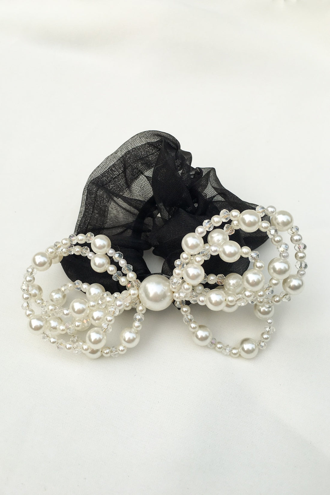 SKYE San Francisco SF California shop ethical sustainable modern chic designer women jewelry Chantal Pearl Bow Scruchie