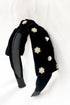 SKYE San Francisco SF California shop ethical sustainable modern chic designer women jewelry Laudine Velvet Bow Headband