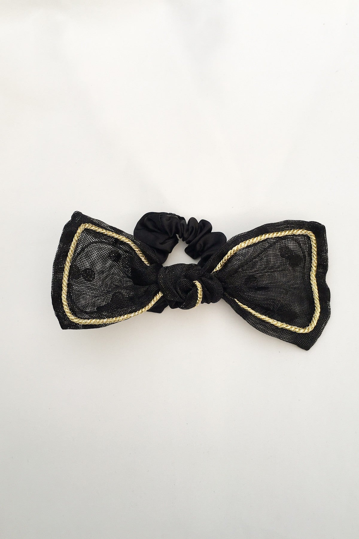 SKYE San Francisco SF California shop ethical sustainable modern chic designer women jewelry Lilla Polka Dot Bow Scrunchie