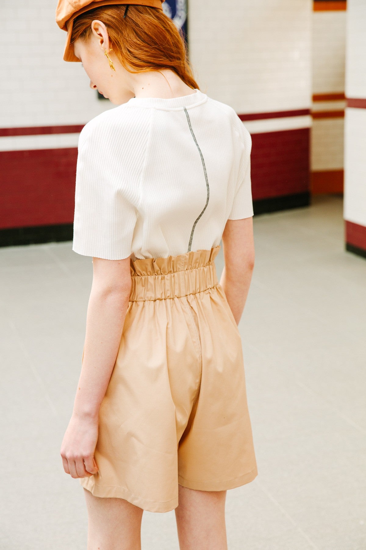 SKYE San Francisco SF California shop ethical sustainable modern chic minimalist luxury clothing women fashion Annick Paperbag Waist Shorts
