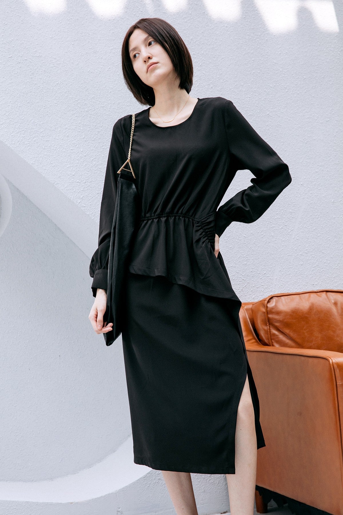 SKYE San Francisco SF California shop ethical sustainable modern chic minimalist luxury clothing women fashion Felicity Dress 1