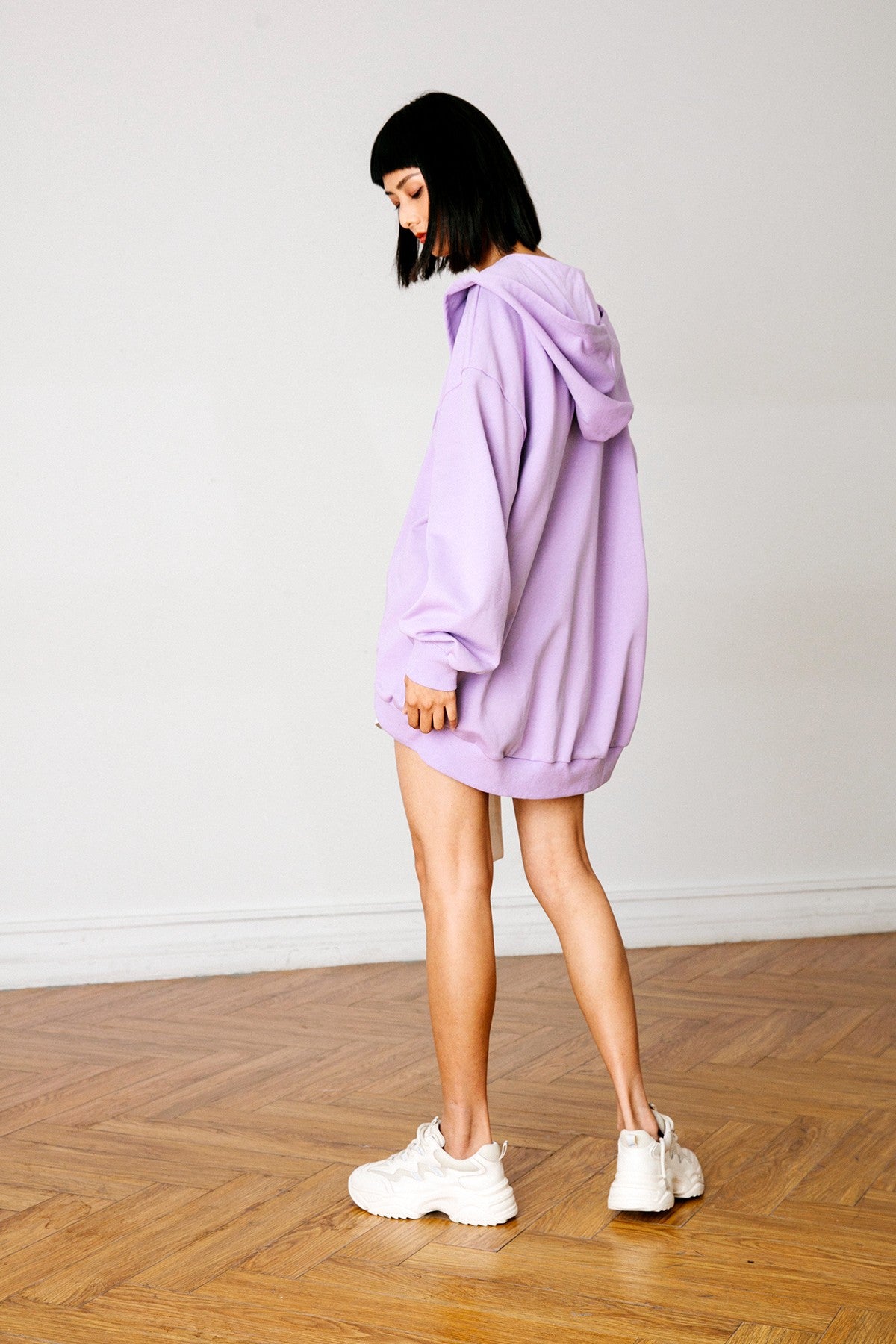 SKYE San Francisco SF California shop ethical sustainable modern chic minimalist luxury clothing women fashion Fifi Top Light Purple 4