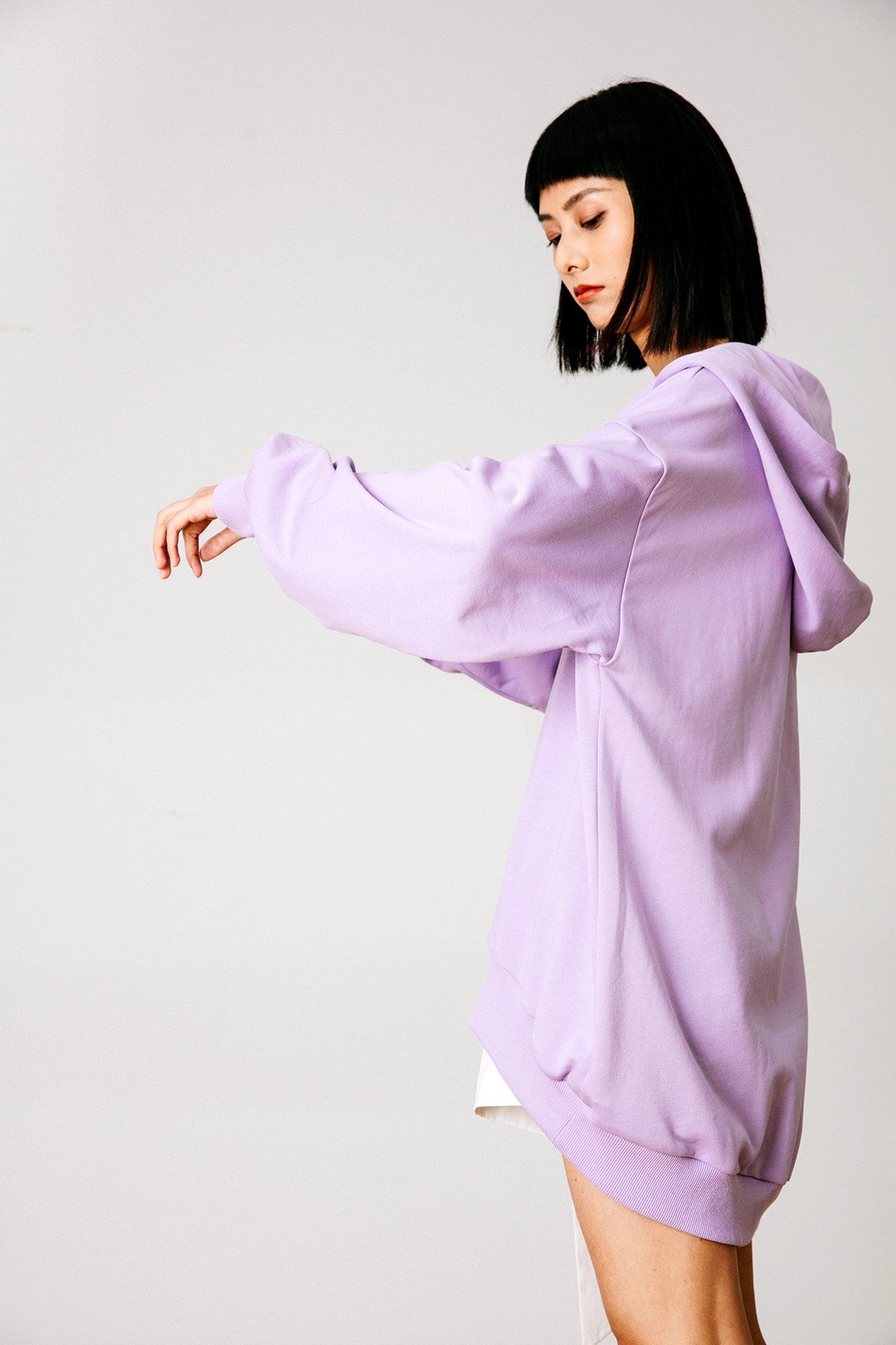 SKYE San Francisco SF California shop ethical sustainable modern chic minimalist luxury clothing women fashion Fifi Top Light Purple 5