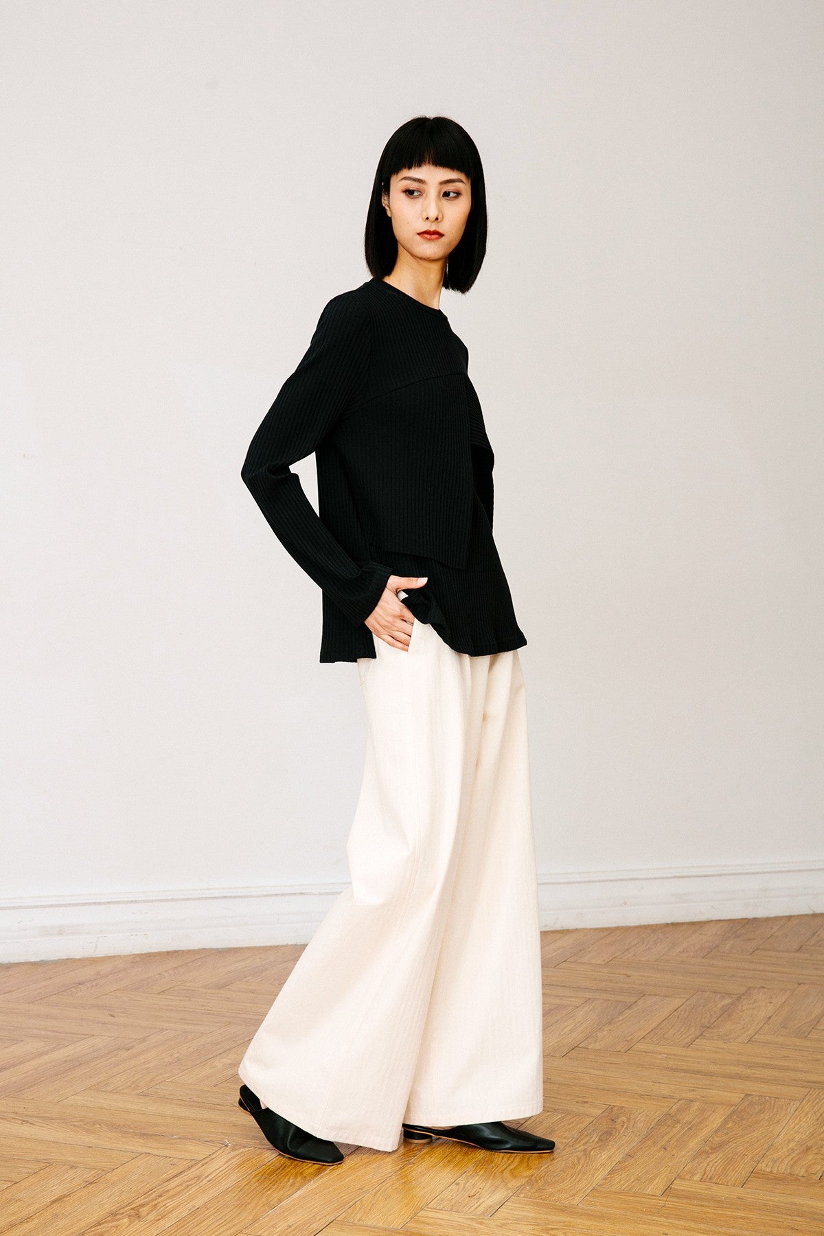 SKYE San Francisco SF California shop ethical sustainable modern chic minimalist luxury clothing women fashion Georgina Top black 6