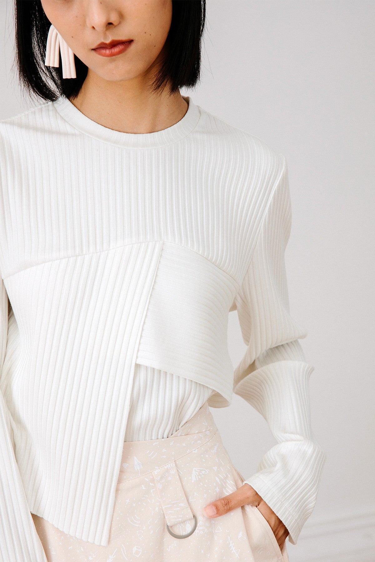 SKYE San Francisco SF California shop ethical sustainable modern chic minimalist luxury clothing women fashion Georgina Top white 6
