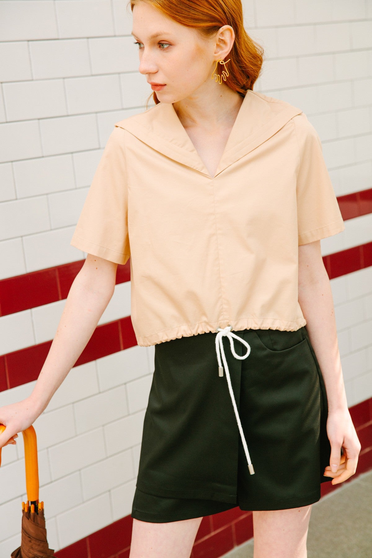 SKYE San Francisco SF California shop ethical sustainable modern chic minimalist luxury clothing women fashion Odelie Shorts black 3