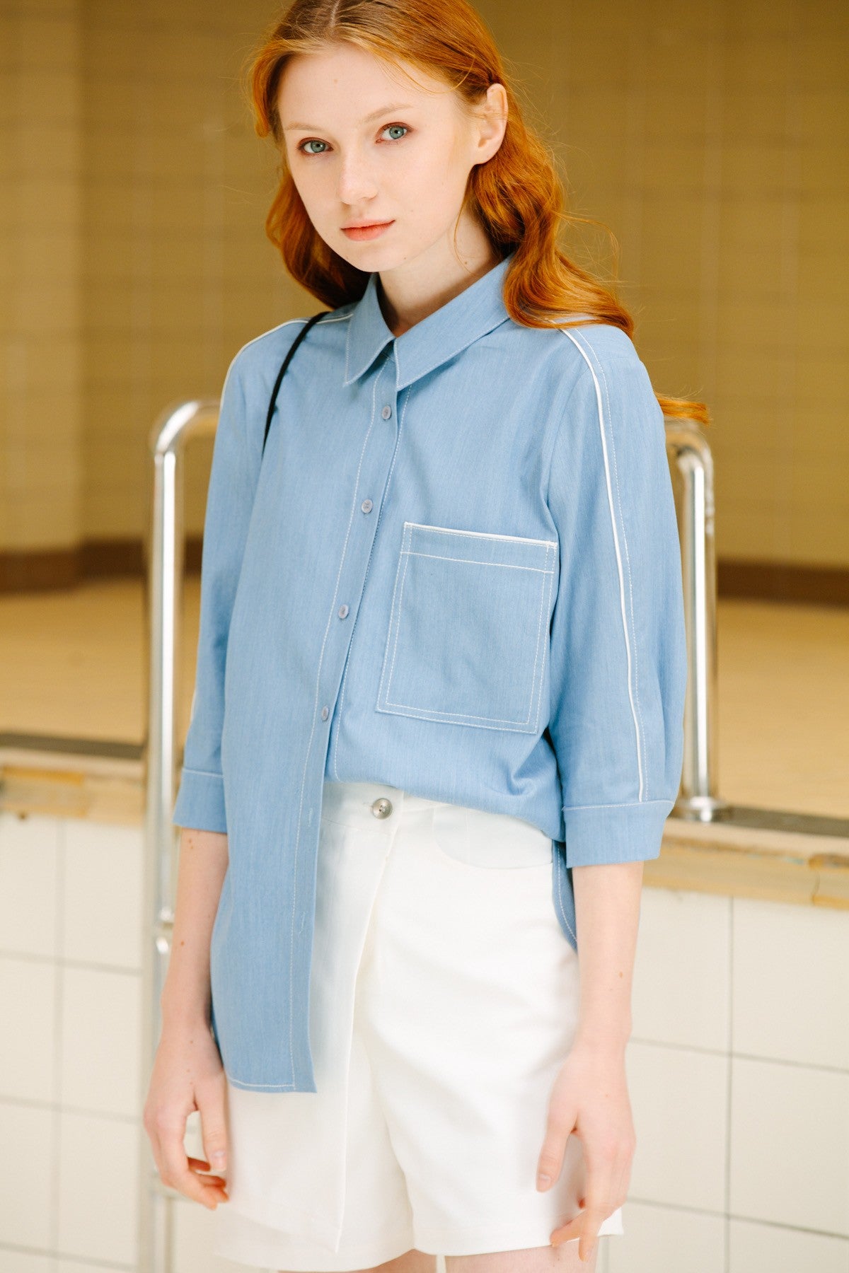 SKYE San Francisco SF California shop ethical sustainable modern chic minimalist luxury clothing women fashion Odelie Shorts