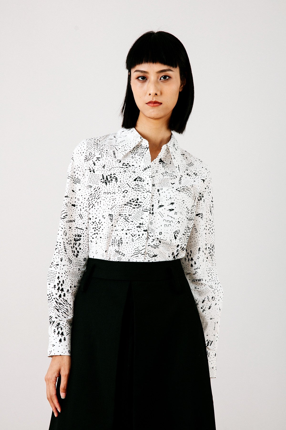 SKYE San Francisco SF California shop ethical sustainable modern chic minimalist luxury clothing women fashion Remi Shirt 4