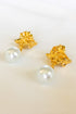 SKYE San Francisco SF California shop ethical sustainable modern minimalist luxury women fashion Genevieve 18K Gold Pearl Earrings 2