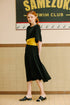 SKYE San Francisco SF California shop ethical sustainable modern minimalist luxury women fashion Lael Dress with Belt black 5