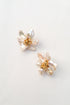 SKYE San Francisco SF California shop ethical sustainable modern minimalist quality women jewelry Fleur 18K Gold Freshwater Pearl Earrings 3