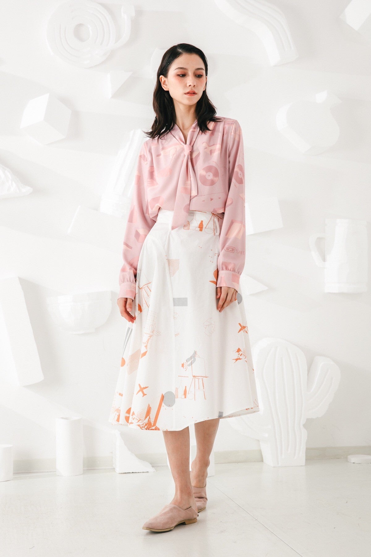 SKYE San Francisco SF shop ethical modern minimalist quality women clothing fashion Apolline Skirt 5