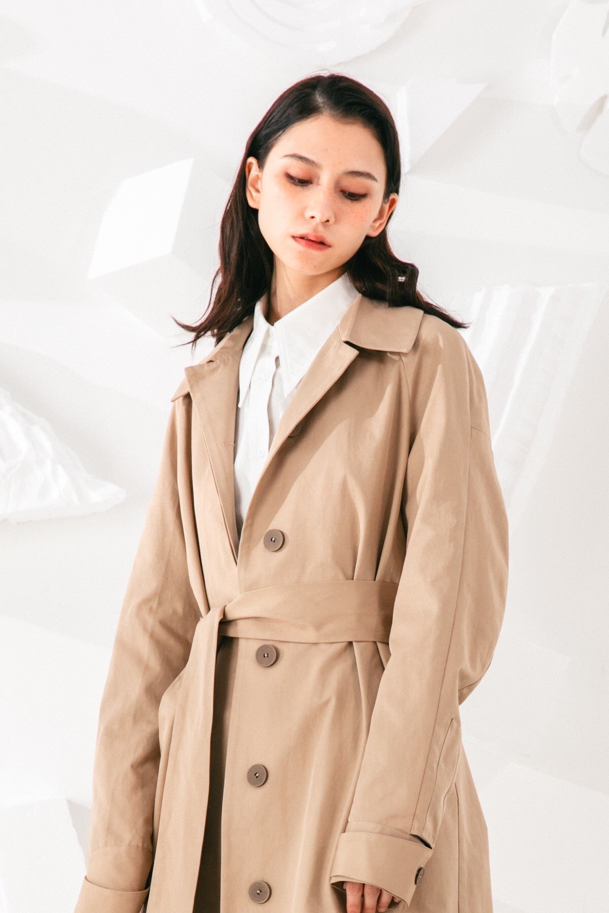 SKYE San Francisco SF shop ethical modern minimalist quality women clothing fashion Audrey Shirt white 6