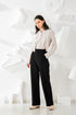SKYE San Francisco SF shop ethical sustainable modern minimalist elegant quality women clothing fashion brand Adélaide Pants Light Black 2