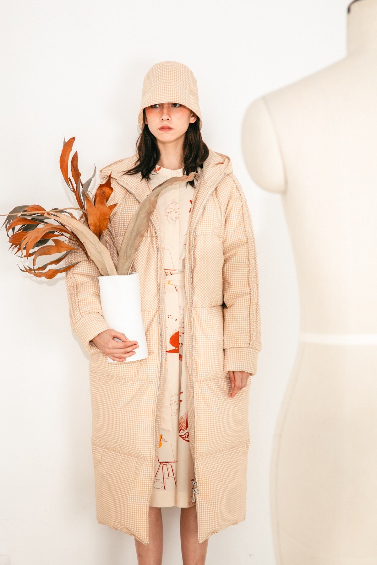SKYE San Francisco SF shop ethical sustainable modern minimalist elegant quality women clothing fashion brand Garcelle Down Puffer Coat Parka 4