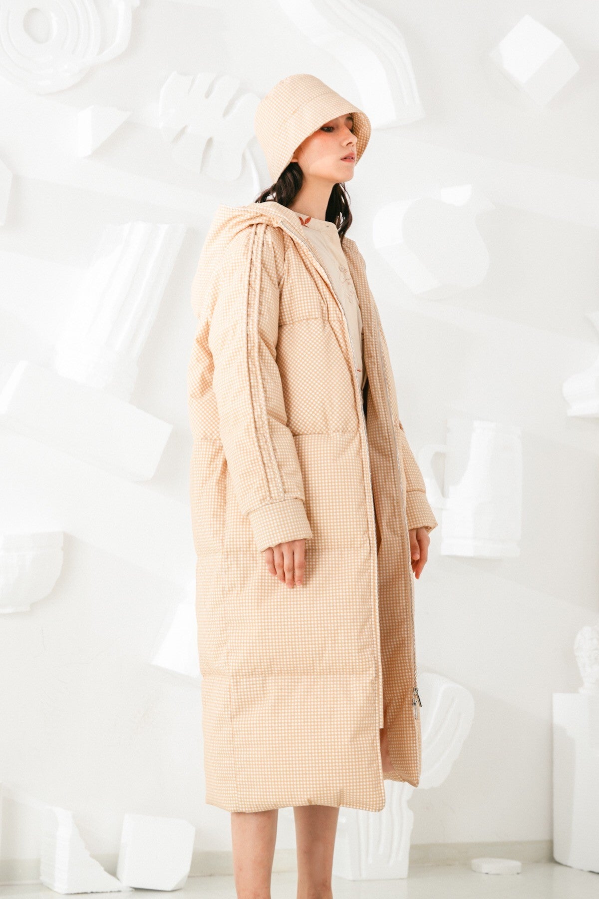 SKYE San Francisco SF shop ethical sustainable modern minimalist elegant quality women clothing fashion brand Garcelle Down Puffer Coat Parka